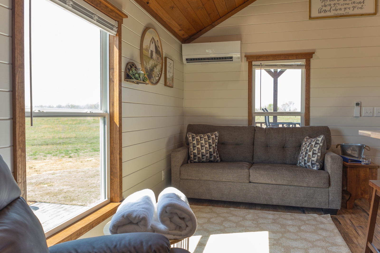 Farmstead — Living area, porch views