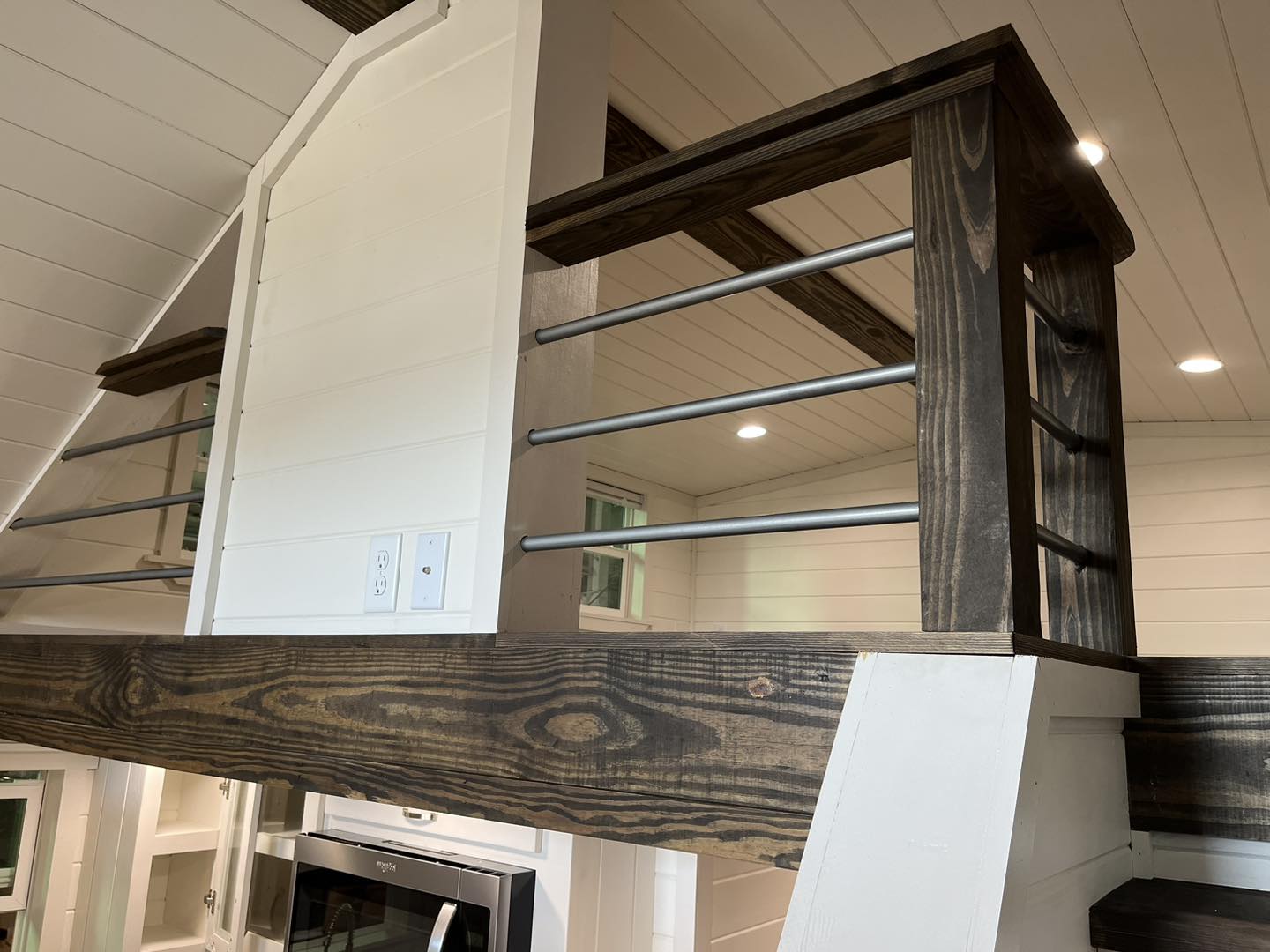 ACC-02 — loft railing and beam detail