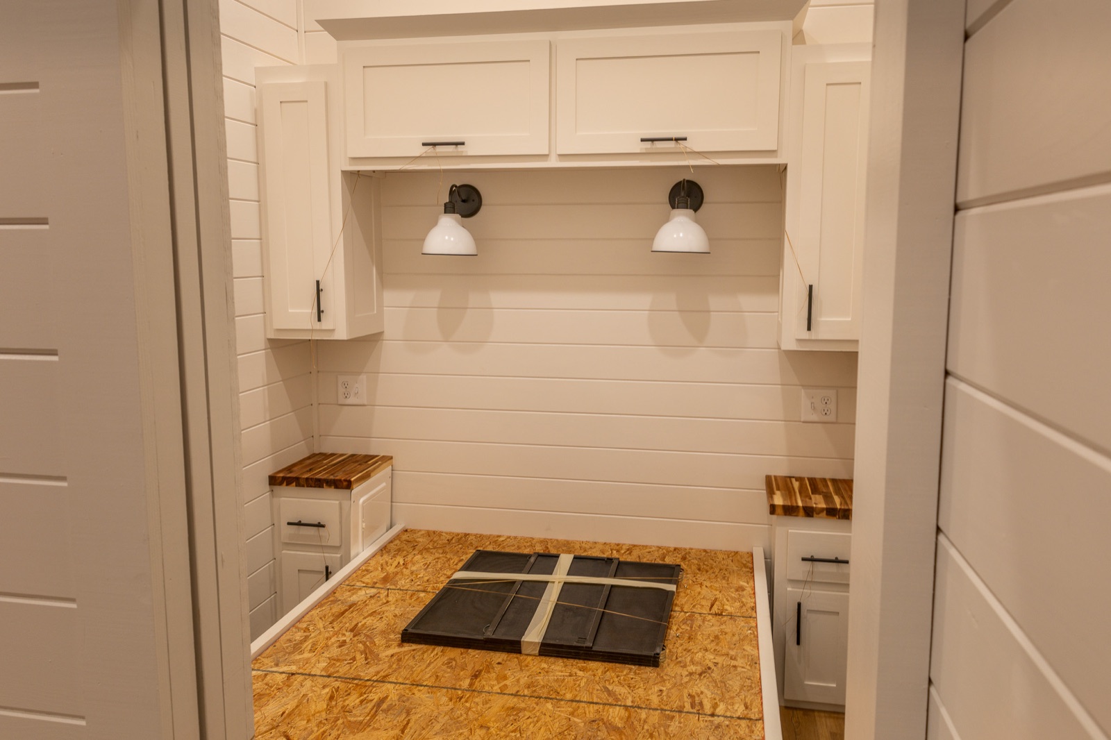 The Boxcar — Bed nook wide view